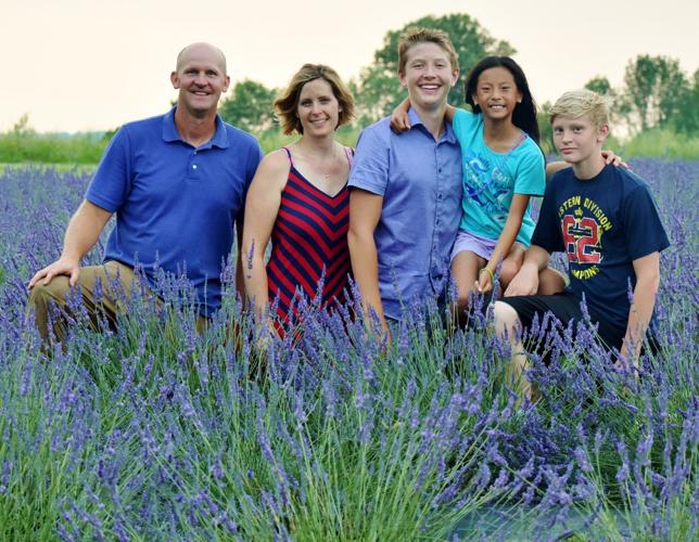McReynolds family in lavender field