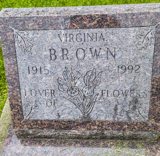 Virginia 'Virgie' Brown's gravestone
