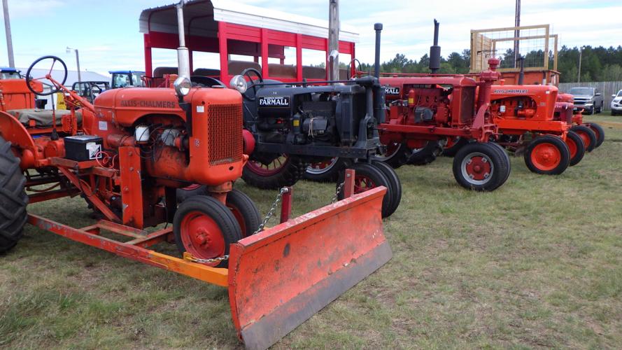 Vintage old tractors
