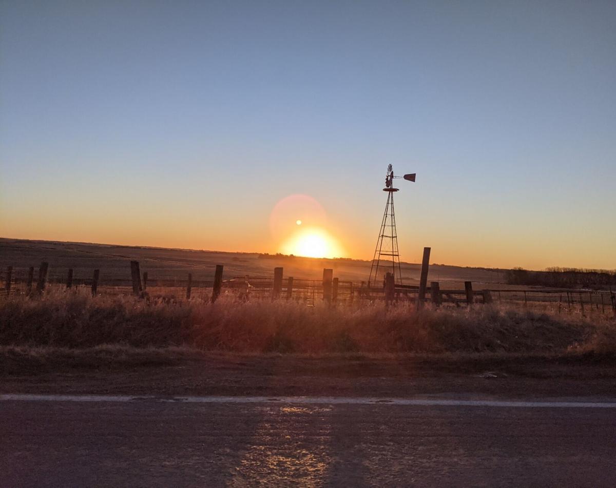 Sunrise windmill