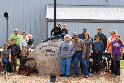 Lee and Lois Kovar family
