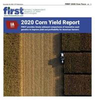 FIRST 2020 Corn Yield Report for Southern Iowa