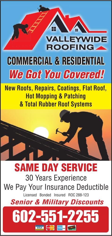 VALLEYWIDE ROOFING | Roofing, Siding & Gutters | ahwatukee.com