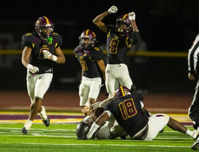 Mountain Pointe against Mountain Ridge, in an AIA Conference 6A playoff football game