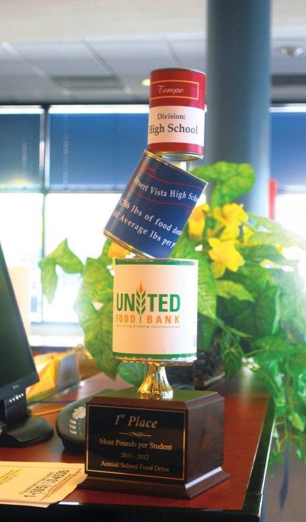 Desert Vista collects cans for United Food Bank