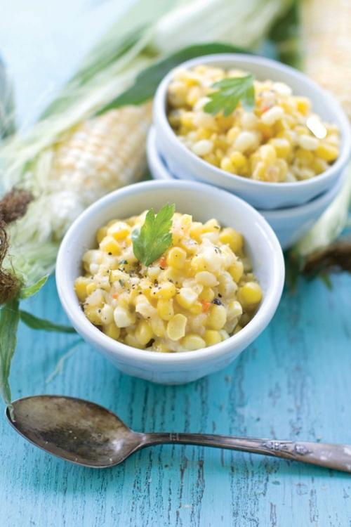 Healthy creamed corn