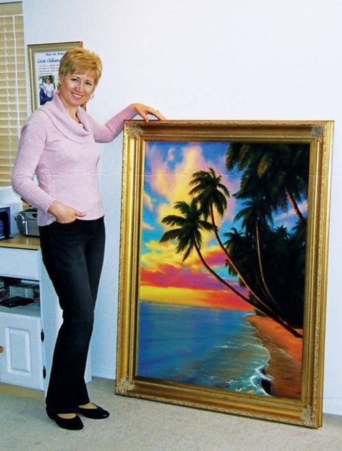 Oil painting at Hobby Lobby