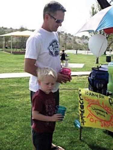 6th graders raise money for Red Cross with lemonade stand