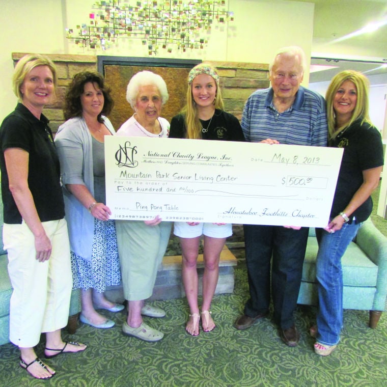 Mother/daughter league (NCL) raises $500 for Mountain Park Senio