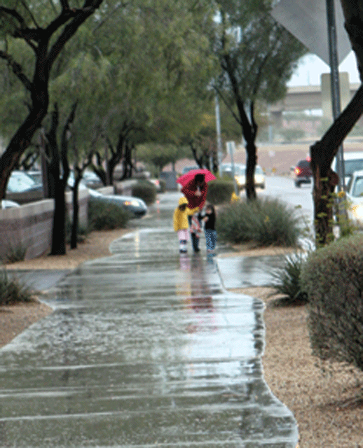 Weather slows travel across Arizona