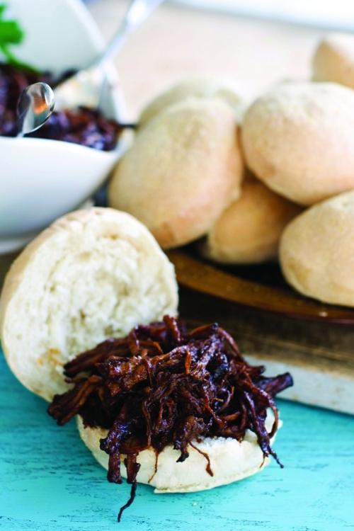 Barbecue brisket sliders