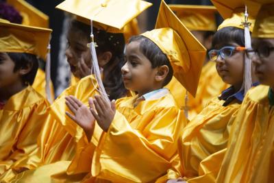 Kindergartners Also Have Their Graduation Community Focus