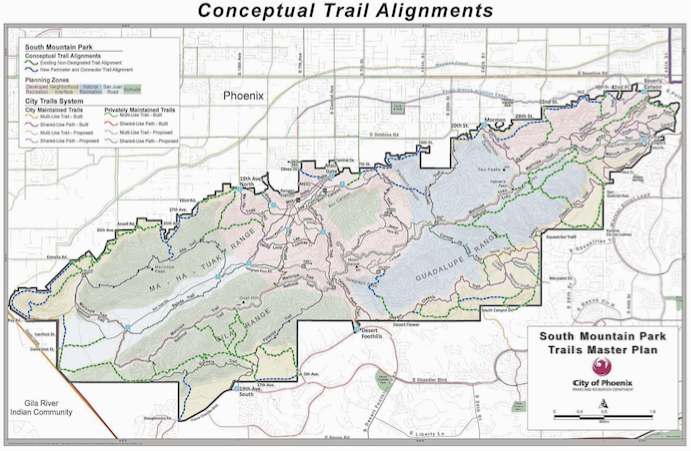 City preparing South Mountain improvements to protect hikers, trails ...