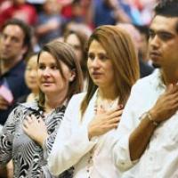 End of the long road: 199 immigrants become Americans at Cerritos