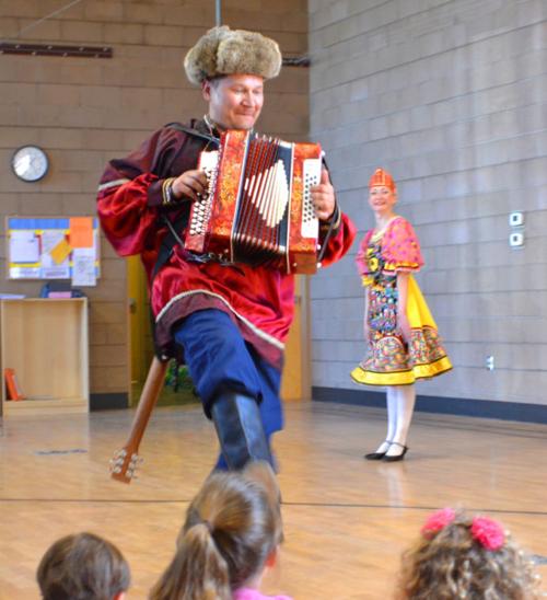 Russian dancers at Keystone Montessori