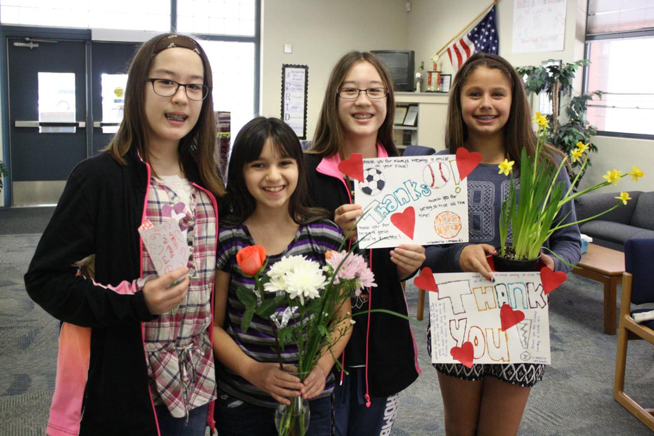 Altadeña Middle School students participate in small acts of kindness ...