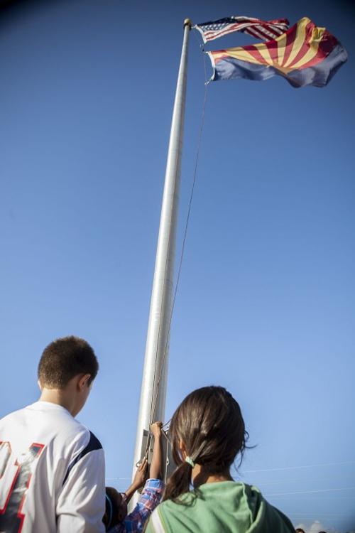 Lomas Flag Raising