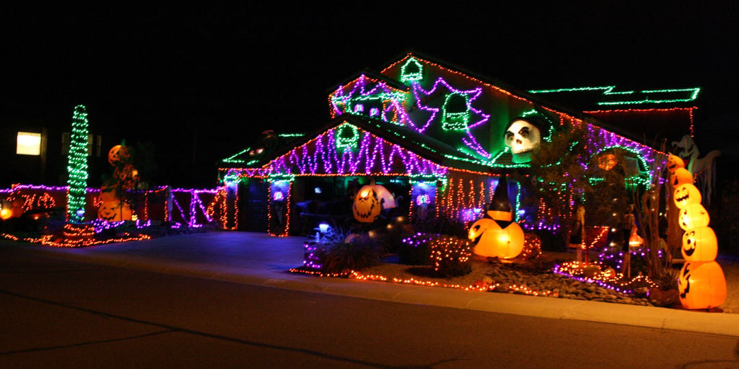 Bringing Light To A Dark Holiday Local House Is All Lit Up For
