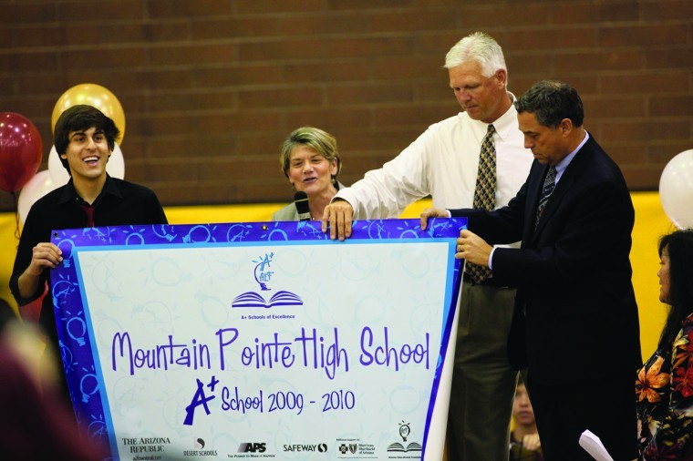 Mountain Pointe celebrates A+ win Community Focus