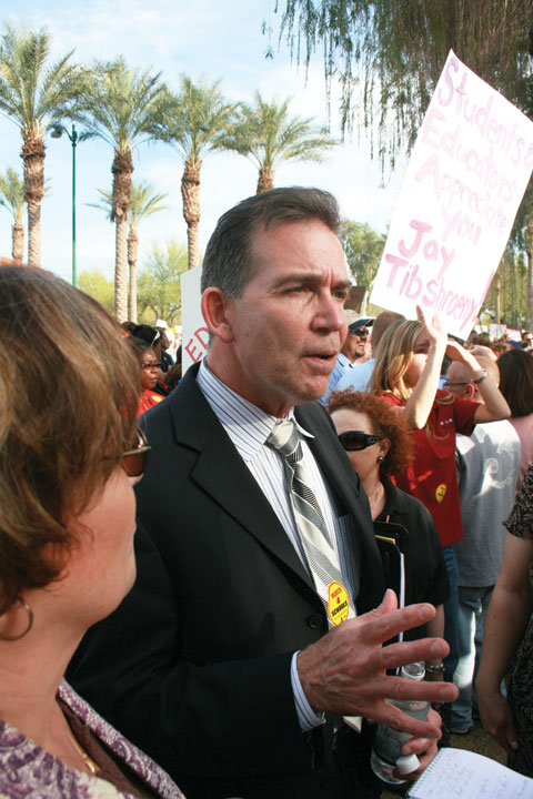 Education gets a voice at capitol rally