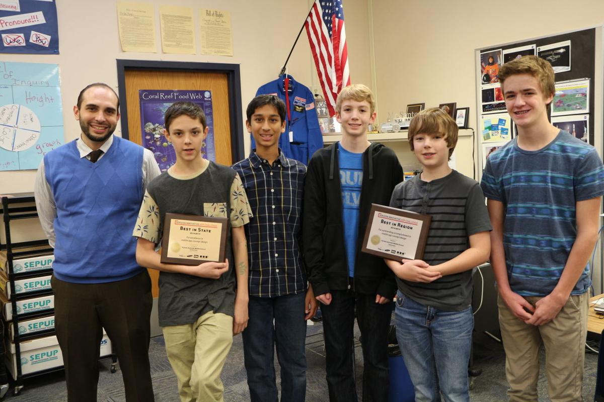 Kyrene middle school competes in Verizon Innovative App Challenge for