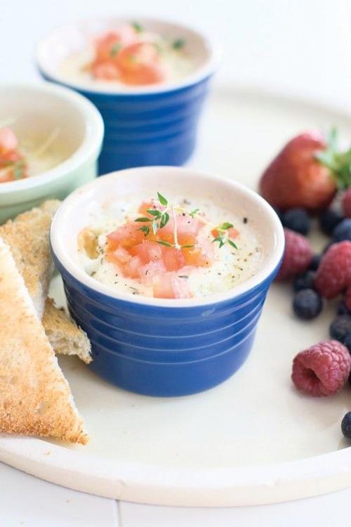 Baked eggs