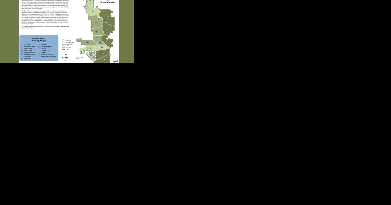 Feds give Phoenix $10M for 'tree equity' | News - Vimarsana News