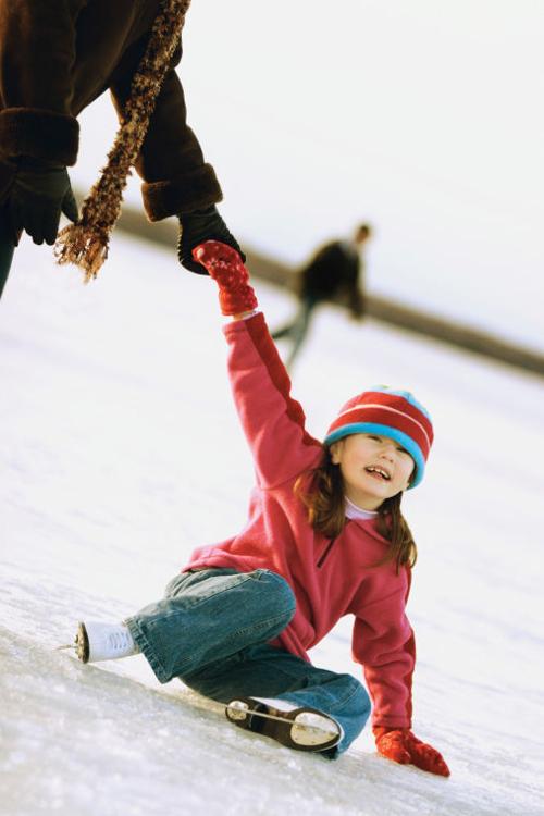 Ice skate kid