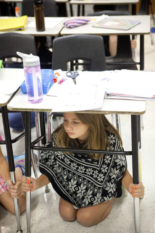 ShakeOut Earthquake Drill at HCLC