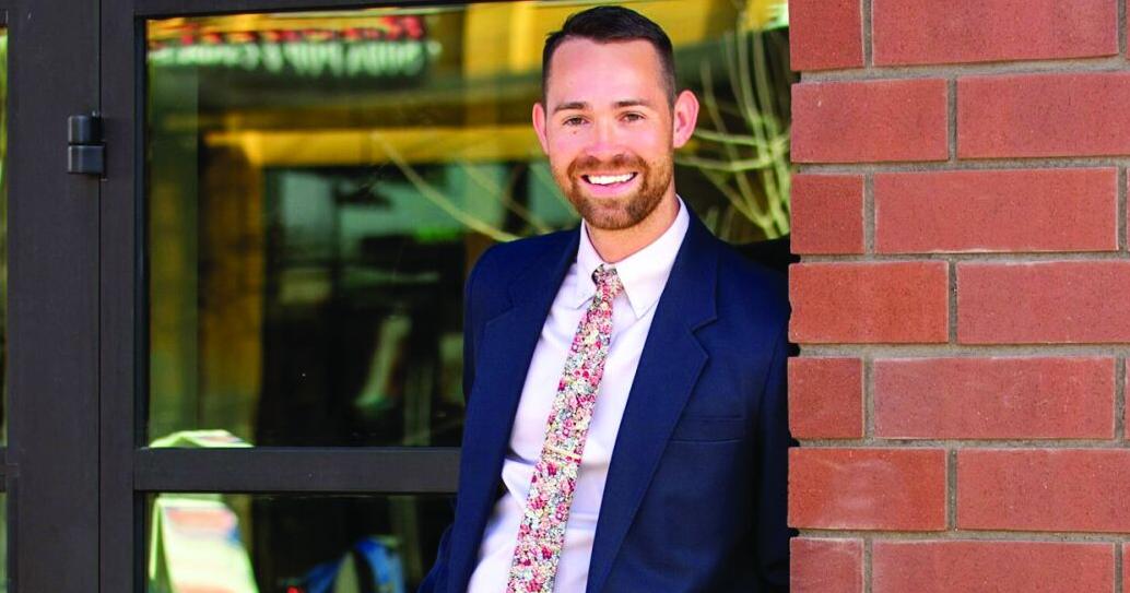 Financial advisor Nicholas Goode saluted