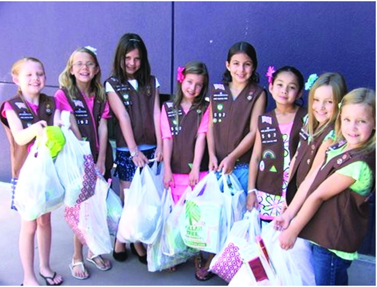 Girl scouts provide toys for Phoenix Children's Hospital