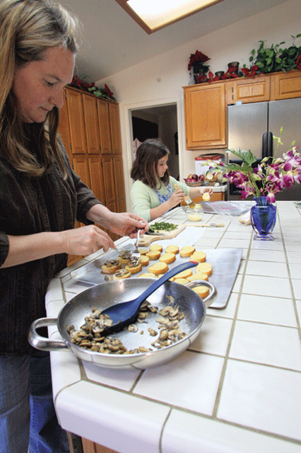 Enough baking – now on to the appetizers