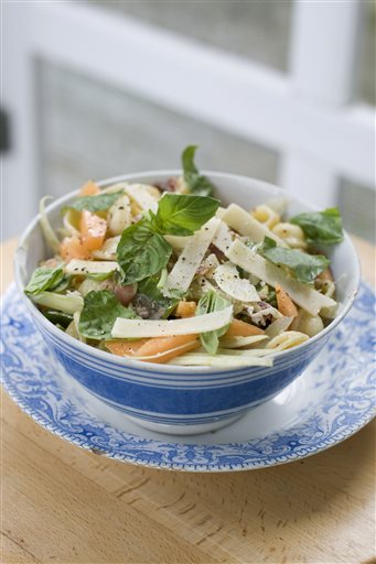 Food Melon Pasta Salad