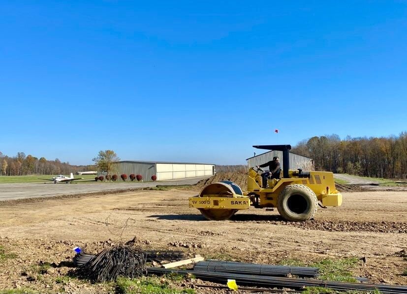 Grove City Airport construction