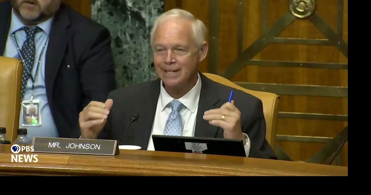 WATCH: Sen. Johnson questions OMB chief Vought in Trump budget hearing
