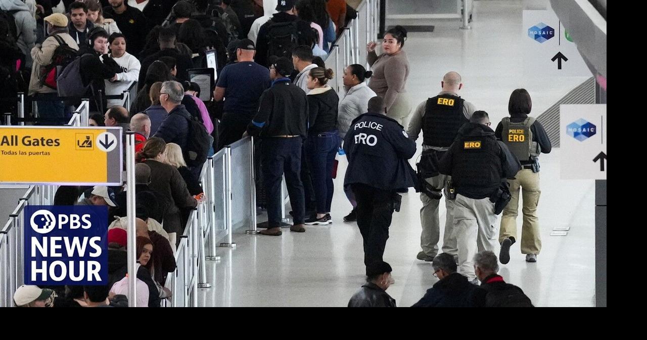 ICE agents deploy to major U.S. airports as TSA faces shutdown shortages
