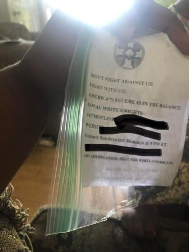 Hurt residents concerned after suspected KKK flyers distributed