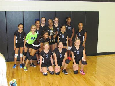 Fairview Jr High 7th Grade B Volleyball Team Wins District Title Sports Alvinsun Net