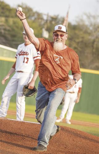 Nolan Ryan 34 Alvin High School Yellowjackets White Baseball