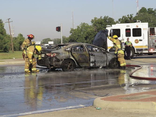 Alvin Fire Department salutes fall fire fighter; fights totally
