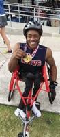 GOLD MEDAL WHEELS: Manvel's Haynes becomes first wheelchair state champion in Alvin ISD Athletic History