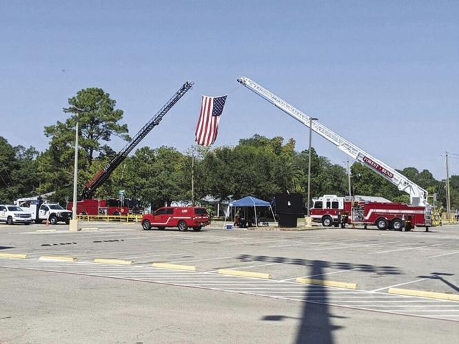 Alvin Fire Department salutes fall fire fighter; fights totally