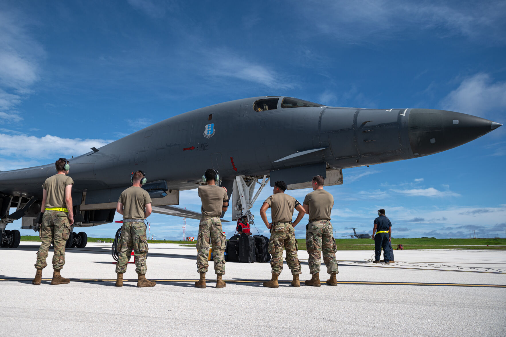 B-1B Bomber Task Force returns to Guam for multilateral training