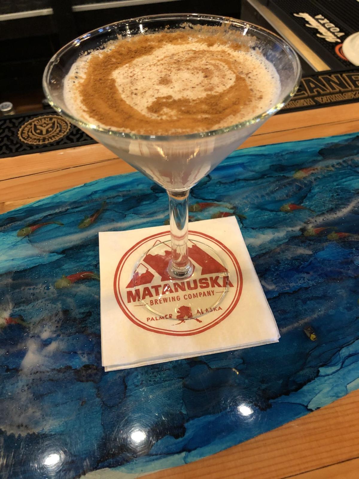 Drink Of The Week The Pumpkin Pie Martini At Matanuska Brewing Company Downtown Food Drink Anchoragepress Com