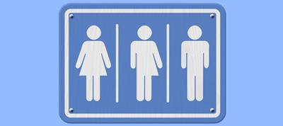 Transgender bathroom sign
