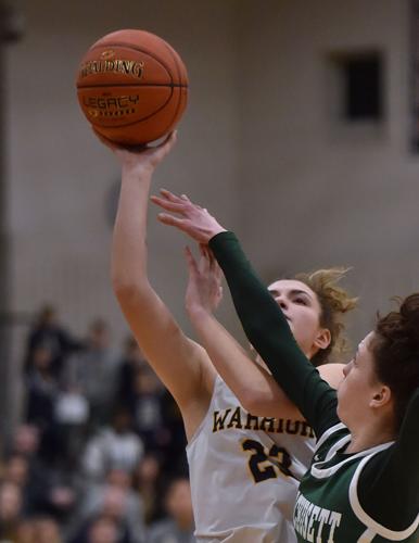 Andover defeated Wachusett 61-57 in Division 1 semifinals in girls basketball action. 3/013/2023