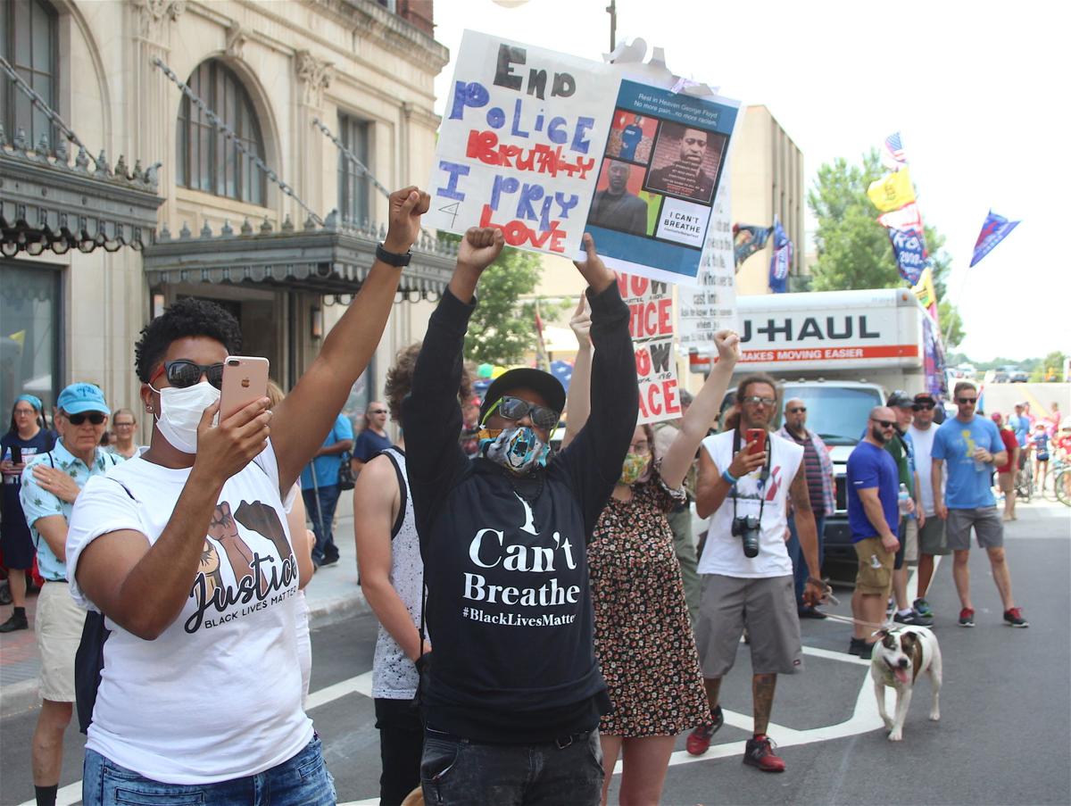 Trump Rally BLM Supporters.JPG