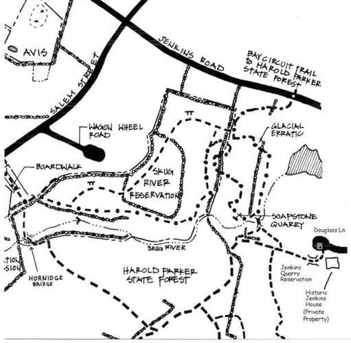 Andover's blue soapstone quarry Townspeople