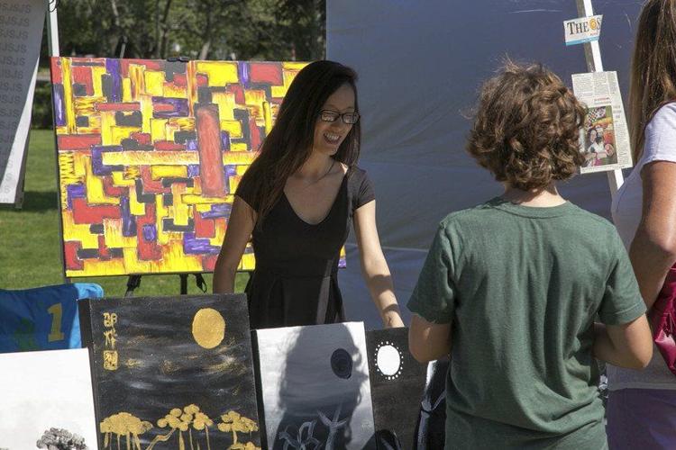 Local artists draw big crowds for the 40th Art in the Park event
