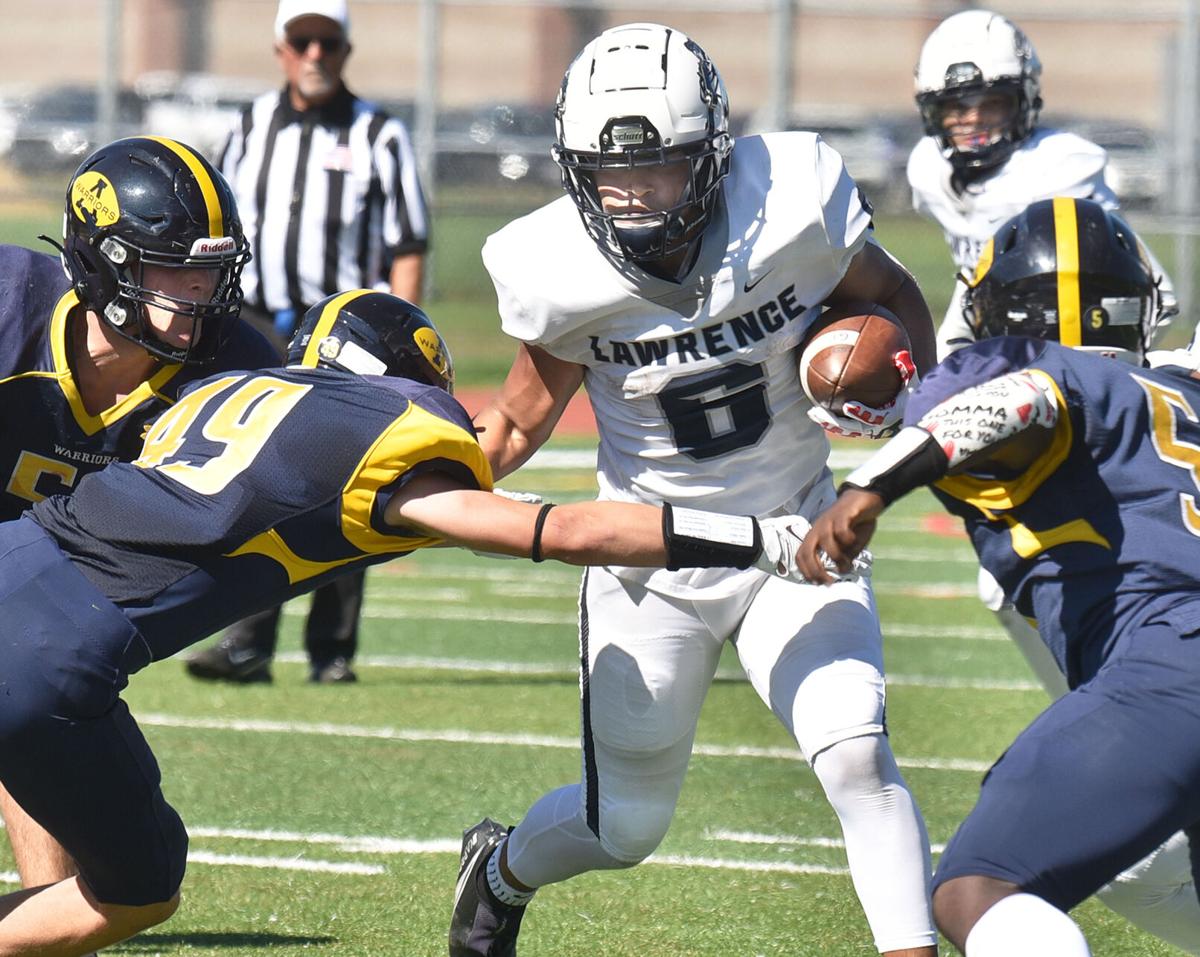 Lawrence defeated Andover 37-26 in Saturday afternoon football action.